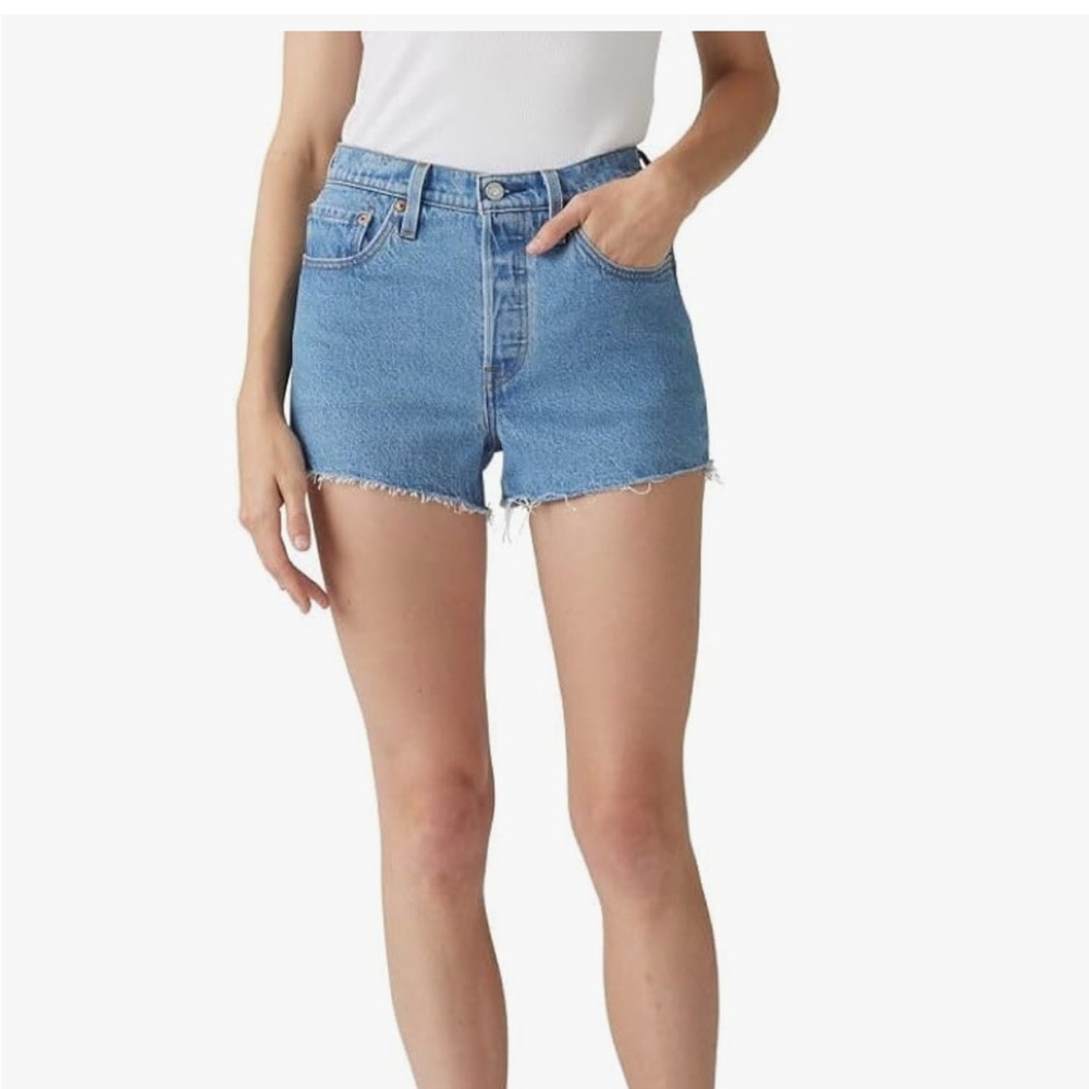 Levi's Women's Classic Blue Denim Shorts